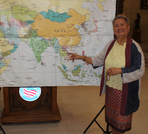 Map of Thailand