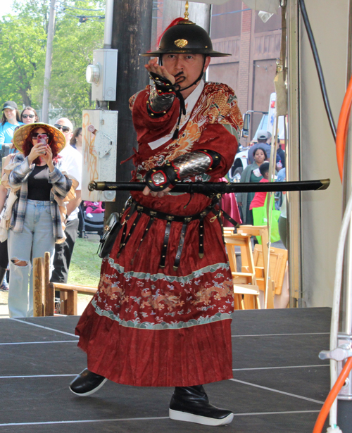 Johnny Wu in Chinese armor