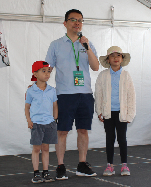 Vi Huynh and kids