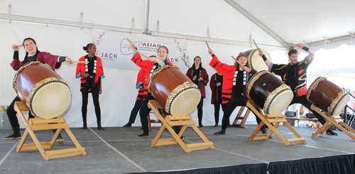 Oberlin College Taiko Drum Team at the 2025 Cleveland Asian Festival