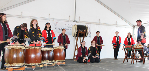 Oberlin College Taiko Drum Team at the 2025 Cleveland Asian Festival