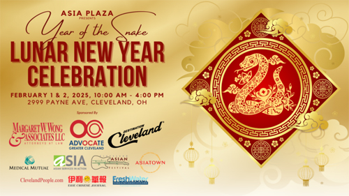 Lunar New Year banner at Asia Plaza