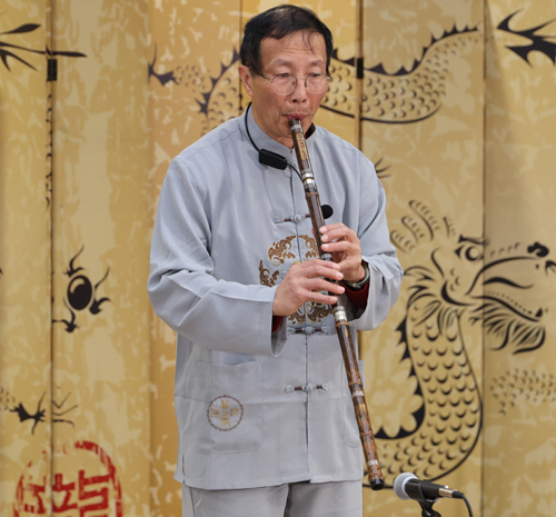 Chinese flute player