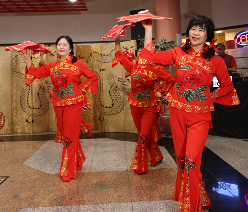 Cleveland Glory Waist Drum Team at Lunar New Year celebration 2026 at Asia Plaza