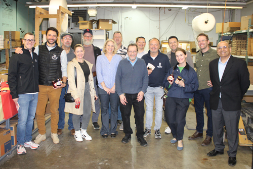 Will Keller and some of the Begian Beer visitors