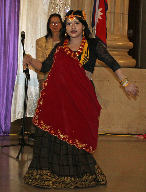 a young lady performing the Banma Phuleyo Phul Dance