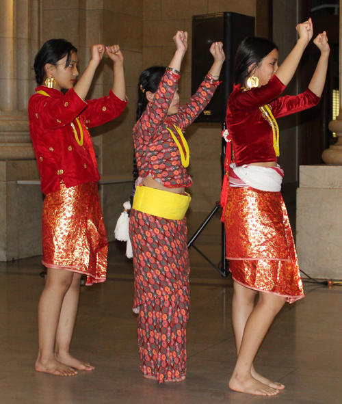 3 girls and 3 guys performed this Bhutanese Nepali Cultural Dance