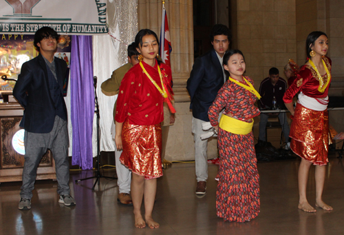 3 girls and 3 guys performed this Bhutanese Nepali Cultural Dance