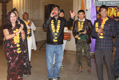 members of the audience came out and danced to this rythmic drum song