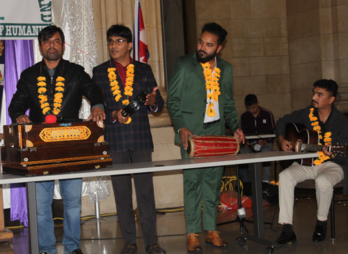 Bhutanese Nepali Cultural music at Tihar in Cleveland