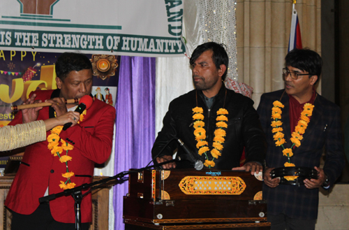 Bhutanese Nepali Cultural music at Tihar in Cleveland