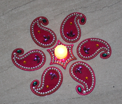 Tihar Diwali candle