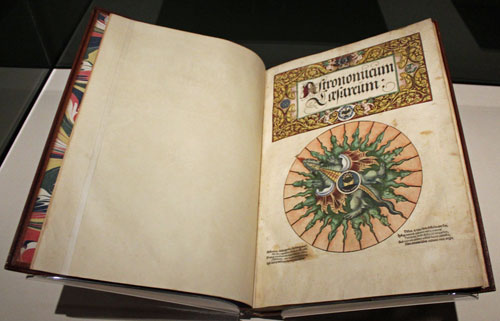 from Henry VIII’s astronomy book collection 