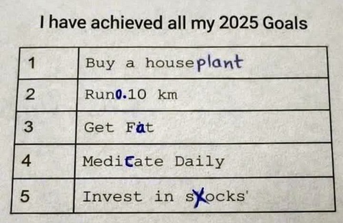 2025 goals