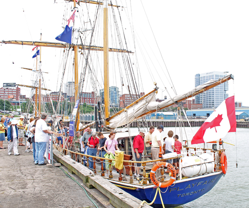 Canadian Tall Ship at Port of Cleveland