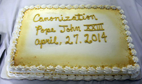 Cake for the canonization of Pope John XXIII