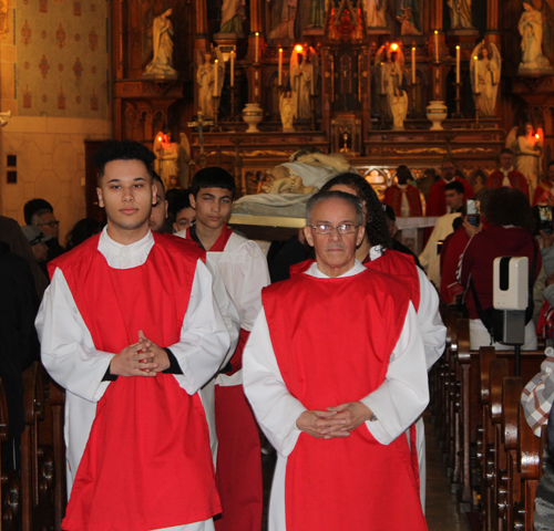 Good Friday Procession at St. Michael the Archangel Church in Cleveland