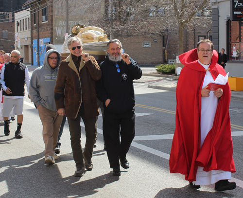 Good Friday Procession at St. Michael the Archangel Church in Cleveland