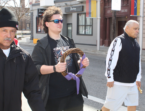 Good Friday Procession at St. Michael the Archangel Church in Cleveland