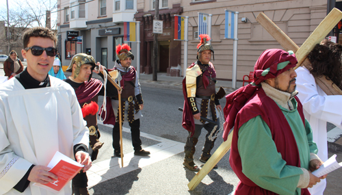 Good Friday Procession at St. Michael the Archangel Church in Cleveland