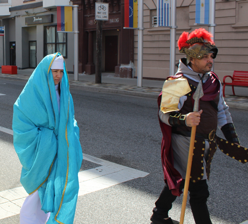 Good Friday Procession at St. Michael the Archangel Church in Cleveland