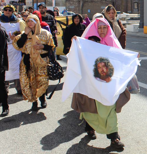 Good Friday Procession at St. Michael the Archangel Church in Cleveland