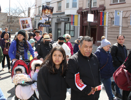 Good Friday Procession at St. Michael the Archangel Church in Cleveland