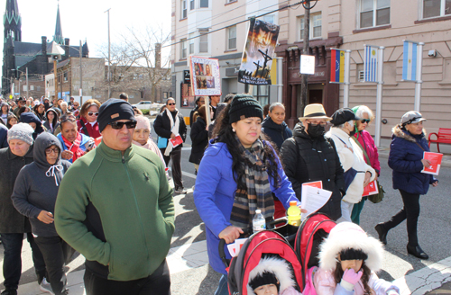 Good Friday Procession at St. Michael the Archangel Church in Cleveland