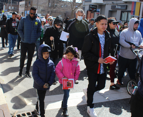 Good Friday Procession at St. Michael the Archangel Church in Cleveland