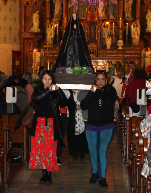 Good Friday Procession at St. Michael the Archangel Church in Cleveland