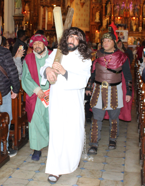 Good Friday Procession at St. Michael the Archangel Church in Cleveland