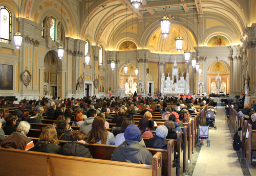 Good Friday Procession at St. Colman Church in Cleveland