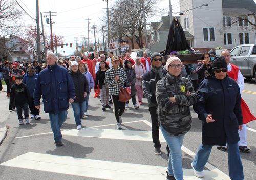 Good Friday Procession at St. Colman Church in Cleveland