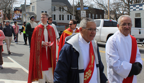 Good Friday Procession at St. Colman Church in Cleveland