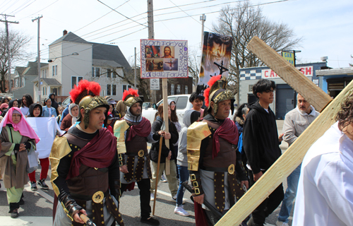 Good Friday Procession at St. Colman Church in Cleveland