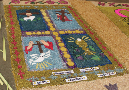 Carpets of Holy Week - Alfombras de Semana Santa in Cleveland