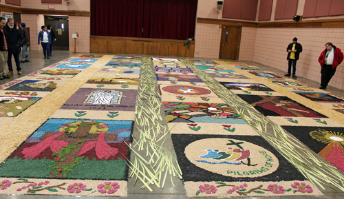 Carpets of Holy Week - Alfombras de Semana Santa in Cleveland