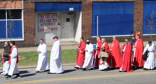 Good Friday Procession in Cleveland 2024 - St Colman