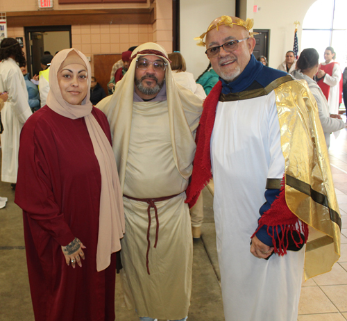 Good Friday procession people