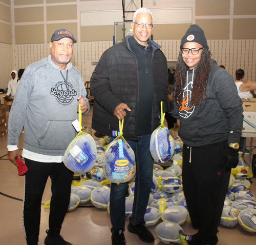 Greg Bell, Brad Sellers and Bonnie Dove