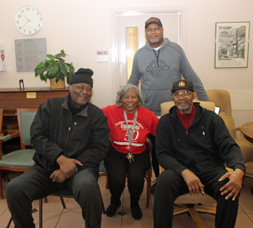 Jim Chones. LaJean Ray, Manny Leaks and Greg Bell (standing)