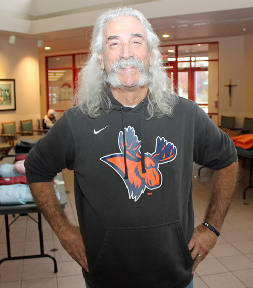 Some of the volunteers at the Our Lady of Fatima holiday giveaway