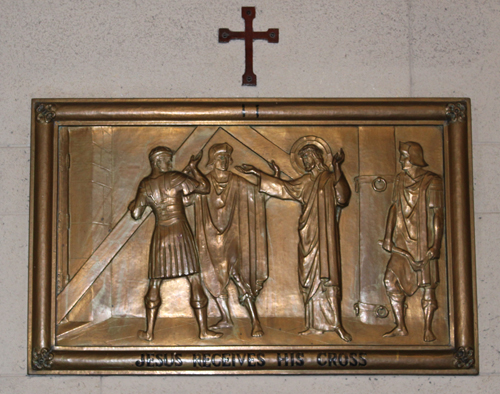 Saint Aloysius - Saint Agatha Church in Gllenville in Cleveland Ohio - inside