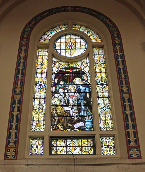 Saint Aloysius - Saint Agatha Church in Gllenville in Cleveland Ohio - inside
