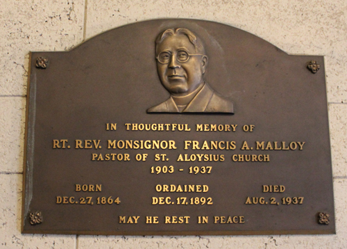 Saint Aloysius - Saint Agatha Church in Gllenville in Cleveland Ohio - inside