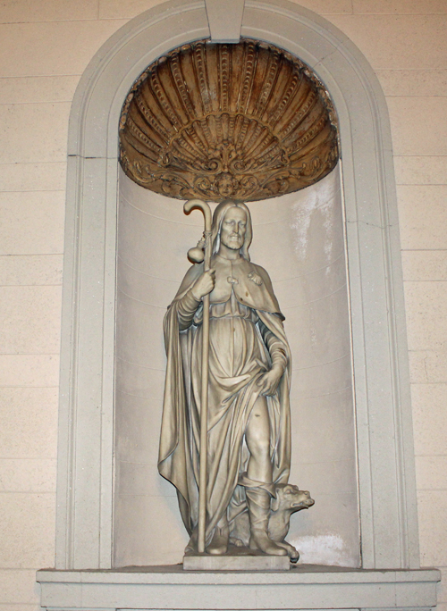 Saint Aloysius - Saint Agatha Church in Gllenville in Cleveland Ohio - inside