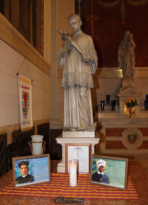 Saint Aloysius - Saint Agatha Church in Gllenville in Cleveland Ohio - inside