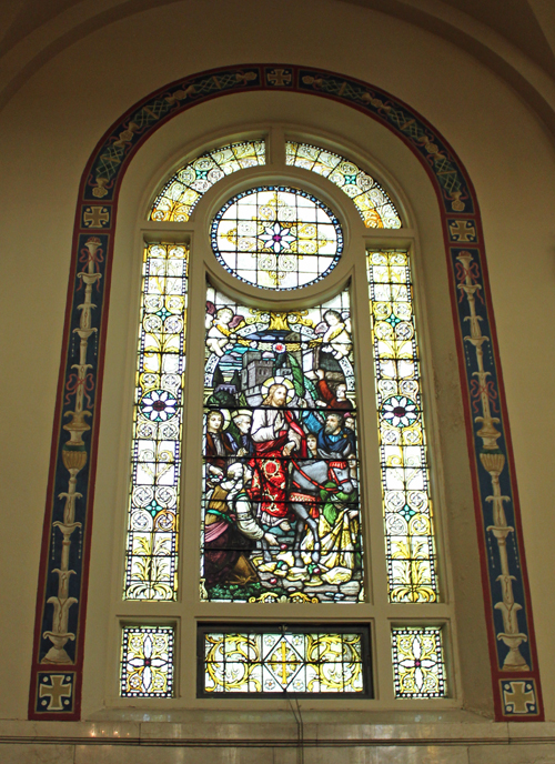 Saint Aloysius - Saint Agatha Church in Gllenville in Cleveland Ohio - inside