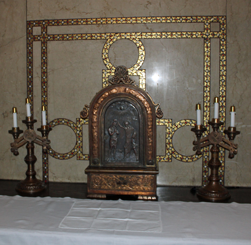 Saint Aloysius - Saint Agatha Church in Gllenville in Cleveland Ohio - inside