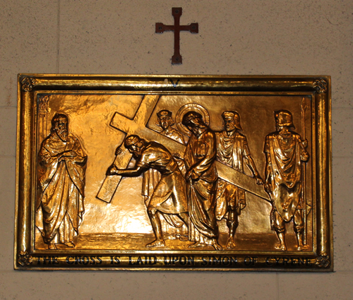 Saint Aloysius - Saint Agatha Church in Gllenville in Cleveland Ohio - inside